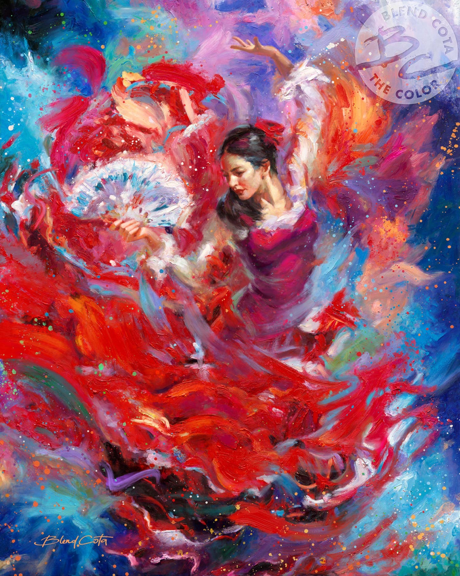 Flamenco Dancer by Blend Cota