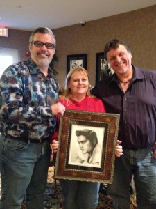 Patrick Kinkade with Gallery Collectors & Original Zac Kinkade Sketch