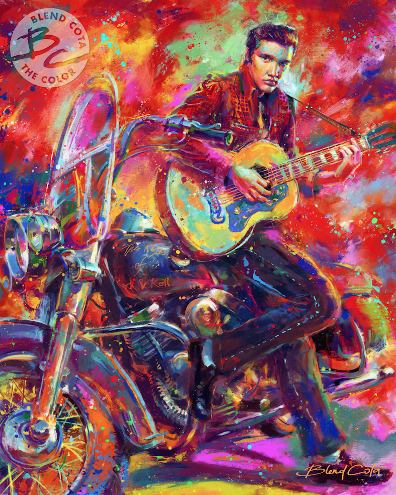 The King Of Rock ‘N’ Roll Thomas Kinkade Smoky Mountains