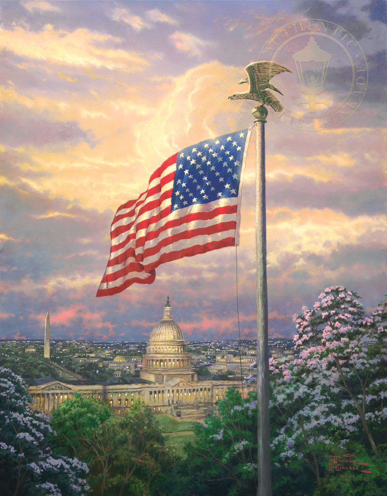 America's Pride Limited Edition Thomas Kinkade Paintings for Sale