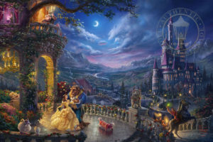 beauty and the beast canvas