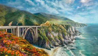 Big Sur Painting by Thomas Kinkade Studios