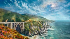 Big Sur, CA painting by Thomas Kinkade Studios