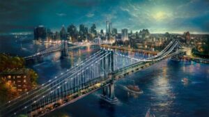 Moonlight Over Manhattan Slide