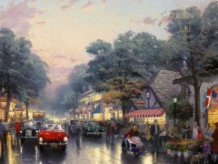 Carmel, Dolores Street And The Tuck Box Tea Room