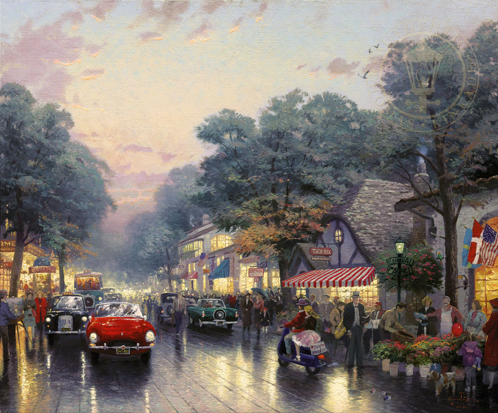 Carmel, Dolores Street And The Tuck Box Tea Room