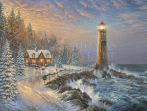 Christmas Lighthouse
