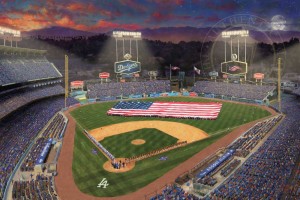 Evening at Dodger Stadium