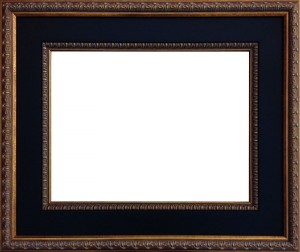 Flat Black Panel Gold