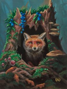 Fox Hollow Painting by Zac Kinkade