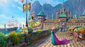 Disney Frozen Celebration in Arendale Slide