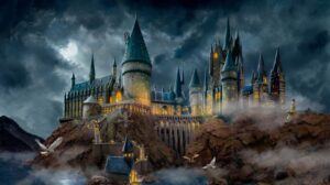 Harry Potter Hogwarts Painting Slide