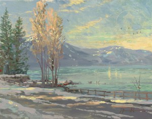 Lake Tahoe Shoreline, Winter