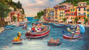 Disney Mickey and Minnie in Italy Slide