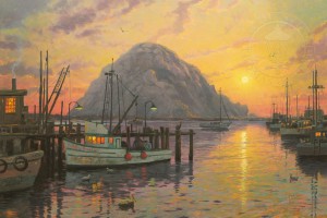 Morro Bay at Sunset