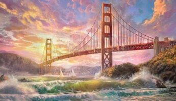 Sunset Over Golden Gate